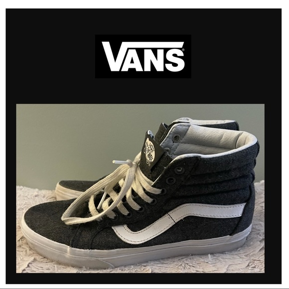 Vans Shoes - Vans X Madewell Classic High-tops in Grey Wool 8